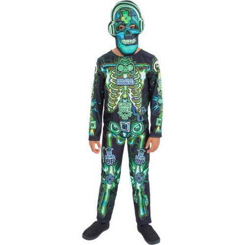 Fun Fashion Carnival Outfit Dark Tech Skeleton Mak.10 9994310 5059513191458