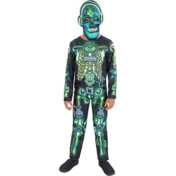 Fun Fashion Carnival Outfit Dark Tech Skeleton Mak.10 9994310 5059513191458
