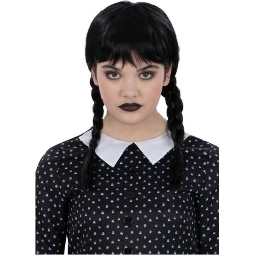 Fun Fashion Αποκριάτικο Αξεσουάρ Wig Wednesday 80392 5059513217653