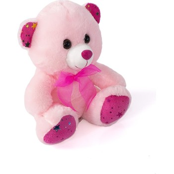 Christakopoulos Pink Ciel Teddy Bear With Stars On Paws And Head 20Cm. 2235 5212007586523