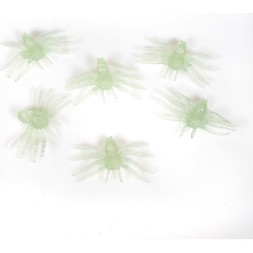 Christakopoulos Φιγούρες Αράχνες Μαύρες Και Glow In Dark - 1 Σετ 7008 5212007591183