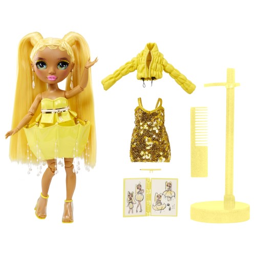 MGA Entertainment Rainbow High Fantastic Fashion Doll- Sunny Yellow 587347EUC 035051587347