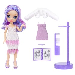 MGA Entertainment Rainbow High Fantastic Fashion Doll- Violet Purple 587385EUC 035051587385