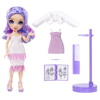 MGA Entertainment Rainbow High Fantastic Fashion Doll- Violet Purple 587385EUC 035051587385