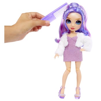 MGA Entertainment Rainbow High Fantastic Fashion Doll- Violet Purple 587385EUC 035051587385