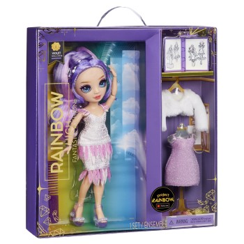 MGA Entertainment Rainbow High Fantastic Fashion Doll- Violet Purple 587385EUC 035051587385