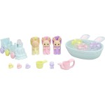 Epoch Sylvanian Family Σετ Μπάνιου Για Τρίδυμα - Σετ Παιχνιδιού Κουκλόσπιτου 5707 5054131057070