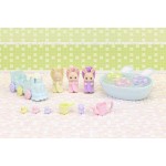 Epoch Sylvanian Family Σετ Μπάνιου Για Τρίδυμα - Σετ Παιχνιδιού Κουκλόσπιτου 5707 5054131057070
