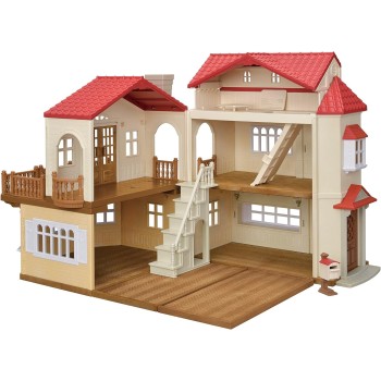 Epoch Sylvanian Families Εξοχικό Σπίτι Με Κόκκινη Σκεπή Και Κρυφό Δωμάτιο Στην Σοφίτα 5708 5054131057087