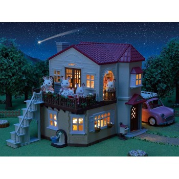 Epoch Sylvanian Families Εξοχικό Σπίτι Με Κόκκινη Σκεπή Και Κρυφό Δωμάτιο Στην Σοφίτα 5708 5054131057087