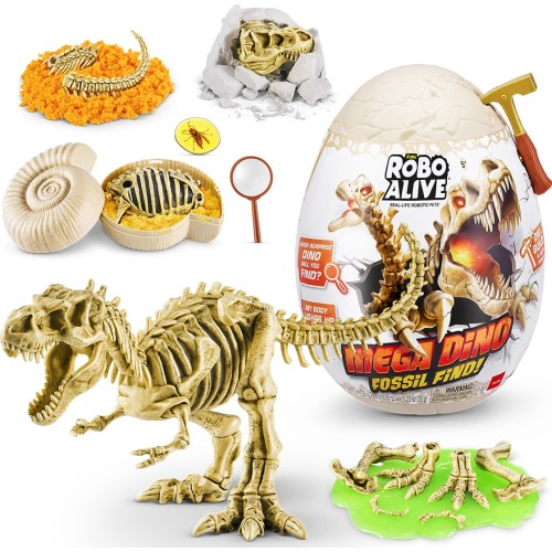 ZURU Αυγό Dino Fossil Mega Robo Alive Series 1 (2 Σχέδια) - 1 Τμχ 11871102 4894680027381