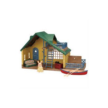 Epoch Sylvanian Families: Log Cabin Gift Set (Green Roof) 5610 5054131056103