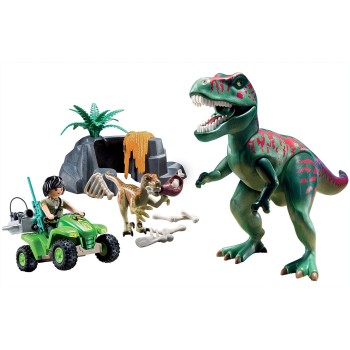 Playmobil Dino Rise Εξερευνητής Με Γουρούνα Και T-Rex 71588 4008789715883