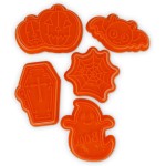 Legami Halloween Cookie Cutters, Cookie Cutters, 5 Shapes, Also Suitable For Children, Dishwasher Safe HCC0001 8052694002503