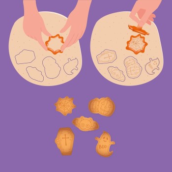 Legami Φόρμες Κοπής Μπισκότων Με Θέμα Halloween Cookie Cutters Σετ 5 Διαφορετικά Σχέδια HCC0001 8052694002503