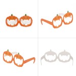 Legami Set Of 8 Halloween Paper Glasses, 8 Different Trick Or Treat Themed Shapes, One Size HPE0002 8052694002435