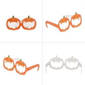 Legami Set Of 8 Halloween Paper Glasses, 8 Different Trick Or Treat Themed Shapes, One Size HPE0002 8052694002435
