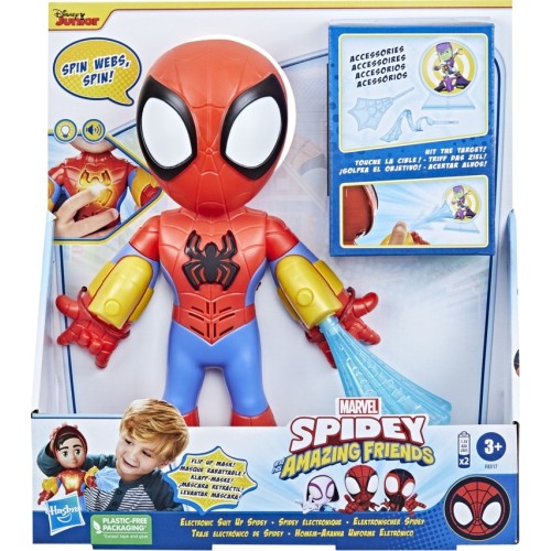 Hasbro Spidey and his amazing friends electronic suit up spidey figure F8317 5010996141897