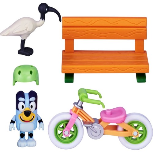 Giochi Preziosi Bluey S6 Figure 6Cm With Vehicle - 1 Piece BLY19000 8056379144045