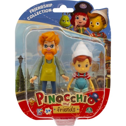 Giochi Preziosi Pinocchio Figures 2 Pack PNH02000 8056379137672