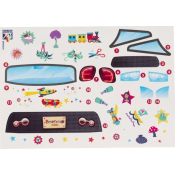 Giochi Preziosi Pinocchio the Car & Figure (2 Drawings) PNH04000 8056379138303