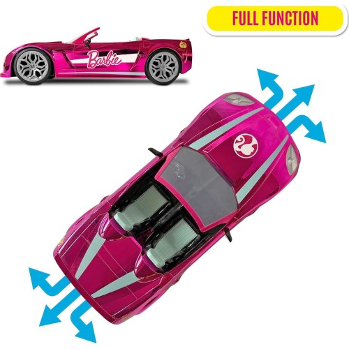 MONDO Barbie Τηλεκατευθυνόμενο R/C Όχημα Dream Car 2.4Ghz Ροζ M63619 8001011636198