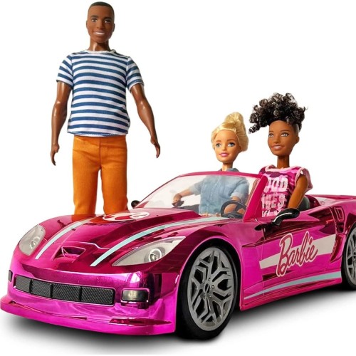 MONDO Barbie Τηλεκατευθυνόμενο R/C Όχημα Dream Car 2.4Ghz Ροζ M63619 8001011636198