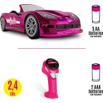 MONDO Barbie R/C -Dream Car -Chromed Pink M63619 8001011636198