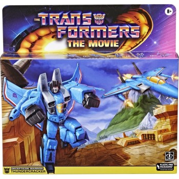 Hasbro Transformers Toys Retro The Transformers The Movie G1 Thundercracker Toy, 5.5-Inch F6945 5010996115201