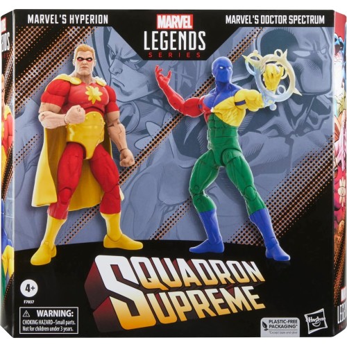 Hasbro Marvel Squadron Supreme Legends Pack Of 2 Hyperion And Marvels Doctor Spect F7037 5010994182434