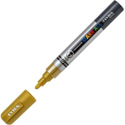 Lyra Μαρκαδόροι Graduate Mark All 2Mm - Χρυσό L6820250 4084900605004