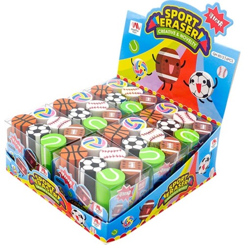 MathV Σβήστρες - Fancy Eraser Set: Playing Time - 1 Τμχ QH-8512 6971123985120