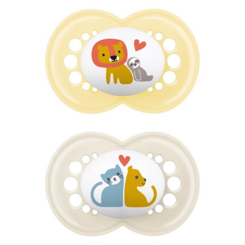 MAM Original Silicone Pacifier 6-16 Months Better Together Collection ...