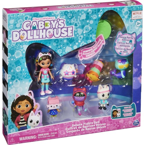 Spin Master Gabbys Dollhouse - Deluxe Figure Set Dance Party Edition Μουσικό Πάρτι  092132 778988380895