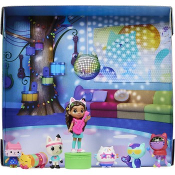 Spin Master Gabbys Dollhouse - Deluxe Figure Set Dance Party Edition Μουσικό Πάρτι  092132 778988380895