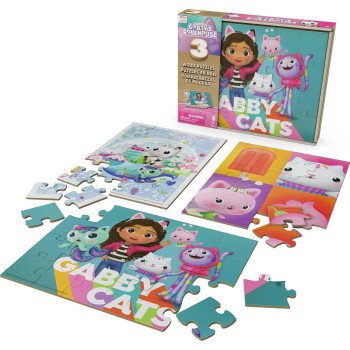 Spin Master Gabbys Dollhouse: Wood Puzzle 6066549 092156 778988457542