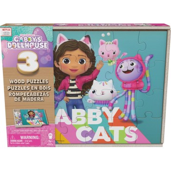 Spin Master Gabbys Dollhouse: Wood Puzzle 6066549 092156 778988457542