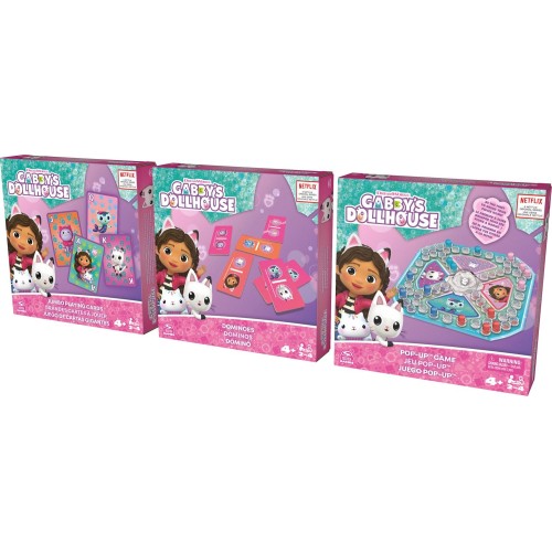 Spin Master Gabby's Dollhouse: 3Pack Games Bundle (6066779) 092157 778988460832