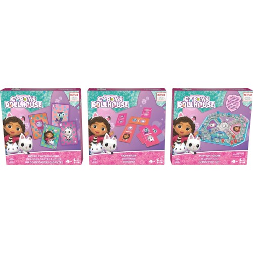 Spin Master Gabby's Dollhouse: 3Pack Games Bundle (6066779) 092157 778988460832