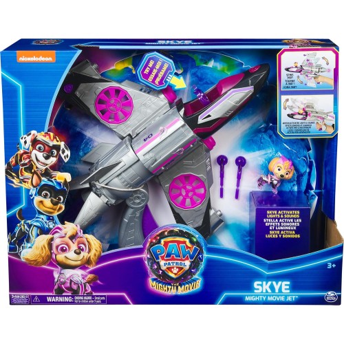 Spin Master Paw Patrol: The Mighty Movie - Skye Mighty Movie Jet (6067498) 092126 778988486269