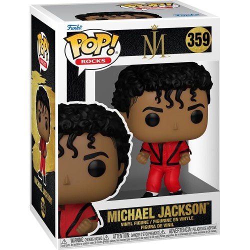 Funko Pop Rocks: Michael Jackson (Thriller) 359 Φιγούρα Βινυλίου 72591 889698725910