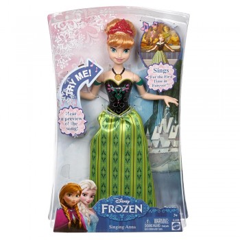 Mattel Πριγκίπισσα Άννα Τραγουδάει Αγγλικά CJJ08 887961098105