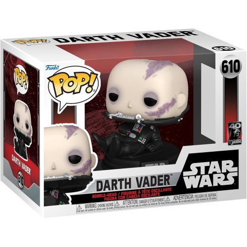 Funko Pop Disney Star Wars: Return Of The Jedi 40Th - Darth Vader (Unmasked) 610 Bobble-Head Φιγούρα Βινυλίου 70750 889698707503