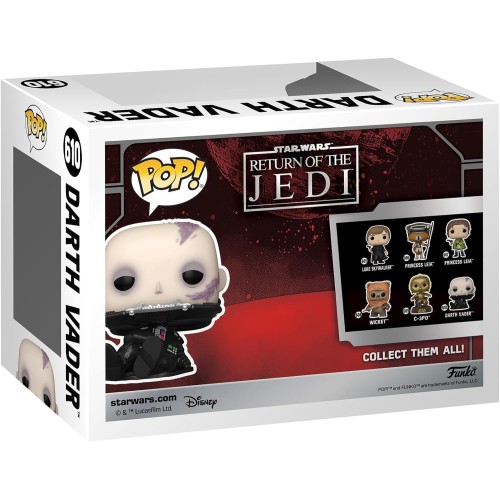 Funko Pop Disney Star Wars: Return Of The Jedi 40Th - Darth Vader (Unmasked) 610 Bobble-Head Φιγούρα Βινυλίου 70750 889698707503