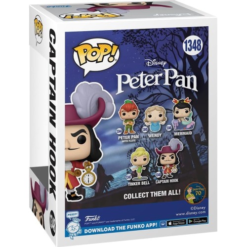 Funko Pop Disney: Peter Pan 70Th - Captain Hook 1348 Φιγούρα Βινυλίου 70695 889698706957