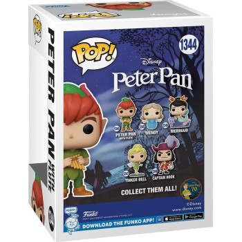 Funko Pop Disney: Peter Pan 70Th - Peter Pan With Flute 1344 Φιγούρα Βινυλίου 70697 889698706971