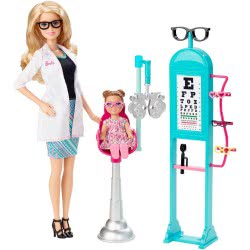 Mattel Barbie Οφθαλμίατρος Σετ Παιχνιδιού CMF42 887961153125