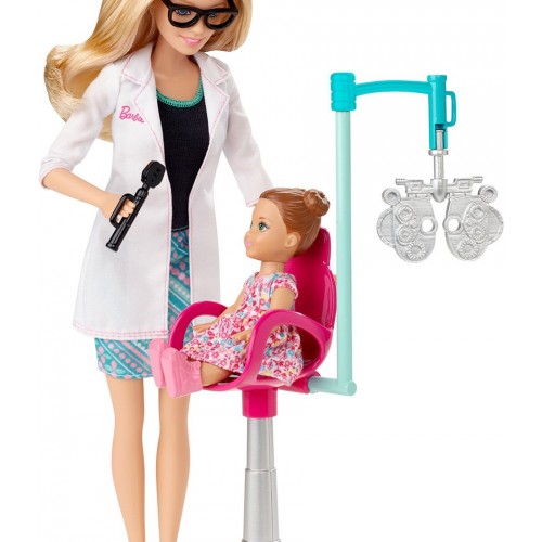 Mattel Barbie Οφθαλμίατρος Σετ Παιχνιδιού CMF42 887961153125