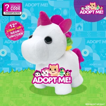 Jazwares Adopt Me Λούτρινο Μονόκερος 30Cm Με Φως JWA00010 191726499107