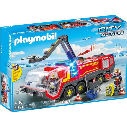 Playmobil City Action Πυροσβεστικό Όχημα Με Φώτα, Ήχο Και Κανόνι 71371 4008789713711
